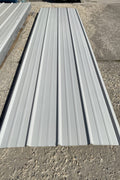 Steel Siding Panels – Charcoal Finish (Closeup)
Charcoal Gray Steel Siding Stack – Front View
White Metal Siding Panel – 26 Gauge
Side Profile of 16ft Steel Siding Panels
Black Finish Steel Siding – Color Sample
Steel Siding Color Swatches – Gray, White, Charcoal