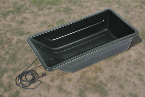 Heavy-duty black utility sled for winter outdoor hauling
Plastic hunting sled with tow rope and rugged HDPE build
Side view of winter snow sled for gear and firewood transport