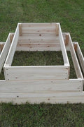 3-tier wooden raised garden bed on lawn
Step-style cedar planter box for vegetables and herbs
Easy-to-assemble elevated garden bed with tiered design

Outdoor wooden planter with 3 levels for home gardening
Spacious planter box for backyard flower and herb gardens
Durable raised bed for patio vegetable planting
