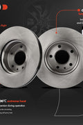 A - Premium 11.81 inch (300mm) Front Vented Disc Brake Rotors Compatible with Select Cadillac Models - ATS 2013 - 2017, CT4 2020 - 2023, 2 - PC Set - with | Sold by Uncle Wiener's Wholesale