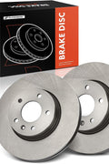 A - Premium 11.81 inch (300mm) Front Vented Disc Brake Rotors Compatible with Select Cadillac Models - ATS 2013 - 2017, CT4 2020 - 2023, 2 - PC Set - with | Sold by Uncle Wiener's Wholesale