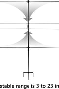 Adjustable Paper Target Stand Frame with 8 Clips – Portable Shooting Target Holder for Outdoor & Range Practice S1276 - with 1 PC Paper Target Stand Frame | Sold by Uncle Wiener's Wholesale