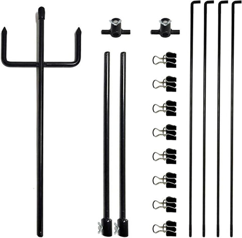 Adjustable Paper Target Stand Frame with 8 Clips – Portable Shooting Target Holder for Outdoor & Range Practice S1276 - with 1 PC Paper Target Stand Frame | Sold by Uncle Wiener's Wholesale