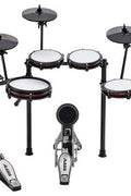 Alesis Nitro Max 8 - Piece Electronic Drum Set With Bluetooth and BFD Sounds Black - with <B>Dimensions (Overall):</B> 12.5 inches (H) x 21.75 inches (W) x 37.5 inches (D) | Sold by Uncle Wiener's Wholesale