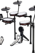 Alesis Nitro Max 8 - Piece Electronic Drum Set With Bluetooth and BFD Sounds Black - with <B>Dimensions (Overall):</B> 12.5 inches (H) x 21.75 inches (W) x 37.5 inches (D) | Sold by Uncle Wiener's Wholesale
