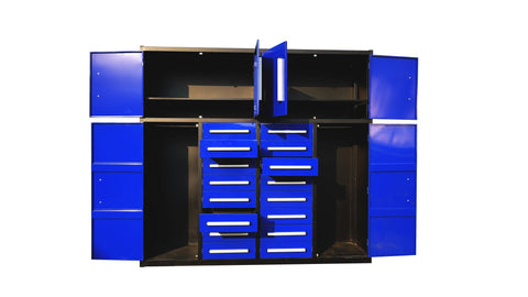 All - Steel Heavy - Duty Workbench Tool Cabinets | 16 & 32 Drawer Garage Storage - with 32 Drawers | Sold by Uncle Wiener's Wholesale