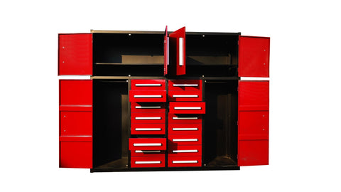 All - Steel Heavy - Duty Workbench Tool Cabinets | 16 & 32 Drawer Garage Storage - with 32 Drawers | Sold by Uncle Wiener's Wholesale