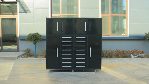 All - Steel Heavy - Duty Workbench Tool Cabinets | 16 & 32 Drawer Garage Storage - with 32 Drawers | Sold by Uncle Wiener's Wholesale