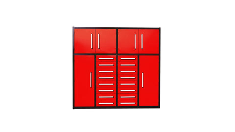 All - Steel Heavy - Duty Workbench Tool Cabinets | 16 & 32 Drawer Garage Storage - with 32 Drawers | Sold by Uncle Wiener's Wholesale