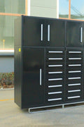 All - Steel Heavy - Duty Workbench Tool Cabinets | 16 & 32 Drawer Garage Storage - with 32 Drawers | Sold by Uncle Wiener's Wholesale