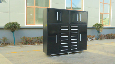 All - Steel Heavy - Duty Workbench Tool Cabinets | 16 & 32 Drawer Garage Storage - with 32 Drawers | Sold by Uncle Wiener's Wholesale