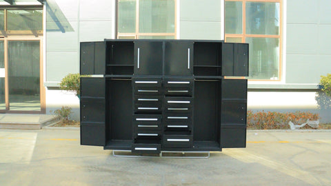 All - Steel Heavy - Duty Workbench Tool Cabinets | 16 & 32 Drawer Garage Storage - with 32 Drawers | Sold by Uncle Wiener's Wholesale