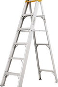 Aluminum Folding Ladder – 6 - Step Lightweight, Durable Options 814542 - with Folding 6 Step 5.9 FT | Sold by Uncle Wiener's Wholesale