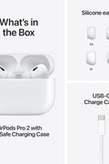 Apple AirPods Pro (2nd Generation) with USB - C Charging Case – Open Box - with | Sold by Uncle Wiener's Wholesale
