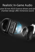 ASUS ROG Delta S Wireless Gaming Headset, Black, 50mm Drivers, AI Beamforming Mic, Low - Latency Bluetooth, USB - C, 3 Hours of Use, IPX4 Water Resistance - with | Sold by Uncle Wiener's Wholesale