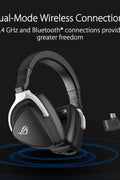 ASUS ROG Delta S Wireless Gaming Headset, Black, 50mm Drivers, AI Beamforming Mic, Low - Latency Bluetooth, USB - C, 3 Hours of Use, IPX4 Water Resistance - with | Sold by Uncle Wiener's Wholesale