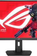 ASUS ROG Strix 27” 1440P USB - C Curved HDR Gaming Monitor (XG27WCMS) - QHD, 280Hz, 1ms, Fast VA, Extreme Low Motion Blur Sync, FreeSync Premium, DisplayWidget, Tripod Socket, AI Gaming, 3yr Warranty - with | Sold by Uncle Wiener's Wholesale