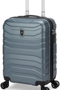 ATLANTIC Horizon II Valise rigide durable avec 8 roues rotatives, serrures TSA et construction légère, Bleu glacier., Horizon II - with | Sold by Uncle Wiener's Wholesale