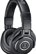 Audio - Technica ATH - M40x Professional Studio Monitor Headphone, Black (AUD ATHM40X) - with ATH - M40X | Sold by Uncle Wiener's Wholesale
