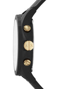 A|X Armani Exchange Men's Chronograph Black Silicone Strap Watch 45mm Gift Set - Black - with Black | Sold by Uncle Wiener's Wholesale