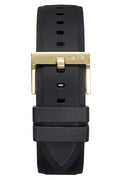 A|X Armani Exchange Men's Chronograph Black Silicone Strap Watch 45mm Gift Set - Black - with Black | Sold by Uncle Wiener's Wholesale