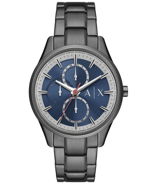 A|X Armani Exchange Men's Quartz Multifunction Gunmetal Stainless Steel Watch 42mm - Gray - with Gray | Sold by Uncle Wiener's Wholesale