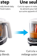 Baby Brezza One Step Baby Food Maker Deluxe - Cooker and Blender in One to Steam and Puree Baby Food for Pouches - Make Organic Food for Infants and Toddlers - Set Includes 3 Pouches and 3 Funnels - with | Sold by Uncle Wiener's Wholesale