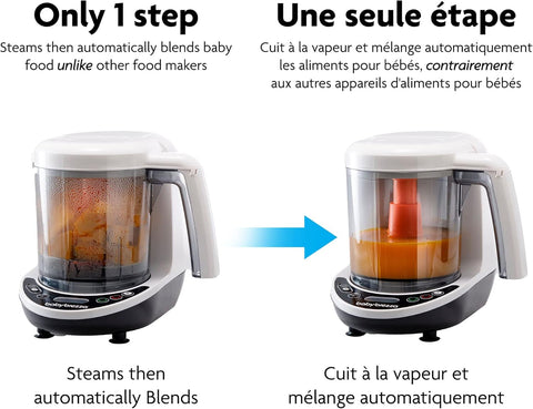 Baby Brezza One Step Baby Food Maker Deluxe - Cooker and Blender in One to Steam and Puree Baby Food for Pouches - Make Organic Food for Infants and Toddlers - Set Includes 3 Pouches and 3 Funnels - with | Sold by Uncle Wiener's Wholesale