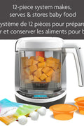 Baby Brezza One Step Baby Food Maker Deluxe - Cooker and Blender in One to Steam and Puree Baby Food for Pouches - Make Organic Food for Infants and Toddlers - Set Includes 3 Pouches and 3 Funnels - with | Sold by Uncle Wiener's Wholesale
