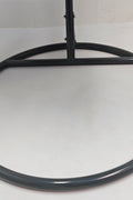 Egg Chair Swing on Patio with Gray Cushion

Hanging Egg Chair with Stand – Outdoor Setup

Egg Chair Basket Frame Close-Up

Dark Gray Cushion Detail

Indoor Setup of Egg Hammock Chair