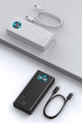 Baseus Powerbank Amblight 30000mAh, 4xUSB, USB - C, 65W (Black) - with | Sold by Uncle Wiener's Wholesale
