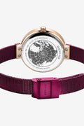 Bering Womens Purple Stainless Steel Bracelet Watch 14631 - 969 - with 4.0 (inch) L, 4.0 (inch) W, 4.0 (inch) H | Sold by Uncle Wiener's Wholesale