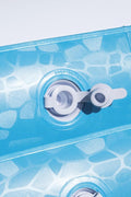 Bestway inflatable rectangular paddling pool with family inside

Top-down view of Bestway blue inflatable pool

Inflatable pool on grass with children playing

Side angle of Bestway pool showing two air chambers

Dimensions of Bestway family pool

Family enjoying inflatable pool in the backyard

Rectangular Bestway paddling pool setup outdoors