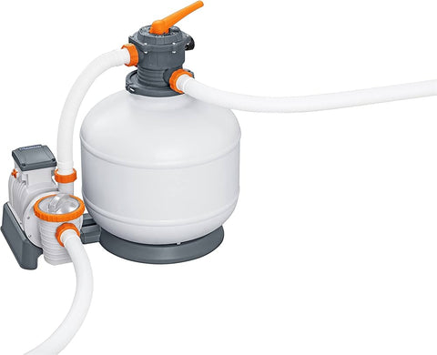 Bestway Flowclear Sand Filter Pump – 2200 & 3000 GPH for Above - Ground Pools (Model 58500) - with 3000 gal | Sold by Uncle Wiener's Wholesale