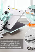 BetterSub Heat Press 15x15 inch Digital Heat Press Machine, Slide out Industrial Quality T-Shirt Heat Transfer Machine Teal - with | Sold by Uncle Wiener's Wholesale