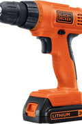 BLACK+DECKER 20V MAX* POWERECONNECT Cordless Drill/Driver + 30 pc. Kit (LD120VA) , Orange - with One Size | Sold by Uncle Wiener's Wholesale