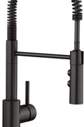 BLANCO 443032 CATRIS Semi - Pro Pull - Down High - Arc Kitchen Faucet 1.5 GPM - Matte Black - with Matte Black | Sold by Uncle Wiener's Wholesale