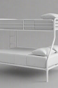 “Black twin over full metal bunk bed with ladder”

“White space-saving bunk bed for kids and guests”

“Modern metal bunk bed frame twin top full bottom”