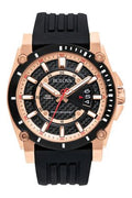 Bulova Precisionist Mens Black Strap Watch 98b152 - with 9.0 (inch) L, 6.0 (inch) W, 3.0 (inch) H | Sold by Uncle Wiener's Wholesale