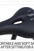 Comfortable Saddle on Electric Fat Tire Mountain Bike