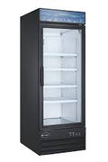 Commercial Glass Door Merchandiser Freezer – Black Finish, 1, 2 & 3 Door Models - with 1 DOOR FREEZER | Sold by Uncle Wiener's Wholesale