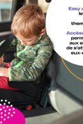 Cosco Kids Topside Lightweight Backless Belt - Positioning Booster Car Seat, Washable Cover, Tie Dye - with | Sold by Uncle Wiener's Wholesale