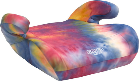 Cosco Kids Topside Lightweight Backless Belt - Positioning Booster Car Seat, Washable Cover, Tie Dye - with | Sold by Uncle Wiener's Wholesale