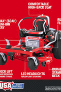 CRAFTSMAN 42 - in Battery Zero - turn Riding Lawn Mower CMCRM - with | Sold by Uncle Wiener's Wholesale