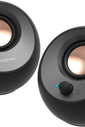 Creative Pebble V3 Minimalistic 2.0 USB - C Desktop Speakers with USB Audio, Clear Dialog Enhancement, Bluetooth 5.0, 8W RMS with 16W Peak Power, USB - A Converter Included (Black) - with | Sold by Uncle Wiener's Wholesale