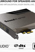 Creative Sound Blaster AE - 7 Hi - Res Internal PCIe Sound Card, Quad - Core Processor, 127dB DNR ESS SABRE - class 9018 DAC, Xamp Discrete Custom Bi - amp, Discrete 5.1/Virtual 7.1, Dolby, DTS Encoding (Black) - with | Sold by Uncle Wiener's Wholesale