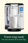Cuisinart Coffee Maker, Single Serve 72 - Ounce Reservoir Coffee Machine, Programmable Brewing & Hot Water Dispenser, Stainless Steel, SS - 10P1,Silver - with | Sold by Uncle Wiener's Wholesale