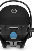 Cybex Cloud G Comfort Extend Infant Car Seat, from Birth to 35lbs, 45% More Recline Outside of Vehicle, One - Click Rigid Latch Install, Load Leg, Linear Side - Impact, Anti - Rebound Base - Moon Black - with | Sold by Uncle Wiener's Wholesale