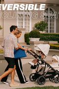 Cybex Gazelle S 2 Stroller – Modular Double Stroller for Infant and Toddler, Includes Detachable Shopping Basket, Over 20+ Configurations, Folds Flat for Easy Storage - Ocean Blue/Silver Frame - with | Sold by Uncle Wiener's Wholesale