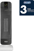 De'Longhi HFX65V15CA Tower Ceramic Fan Heater, Gray - with | Sold by Uncle Wiener's Wholesale